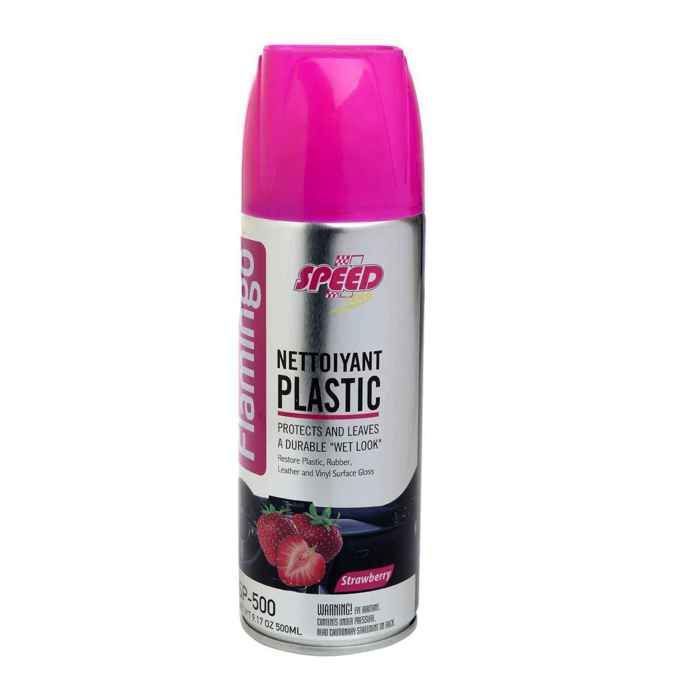 Nettoyant tableau de bord Brillant plastique 500ml - FLAMINGO - Couleur Aléatoire