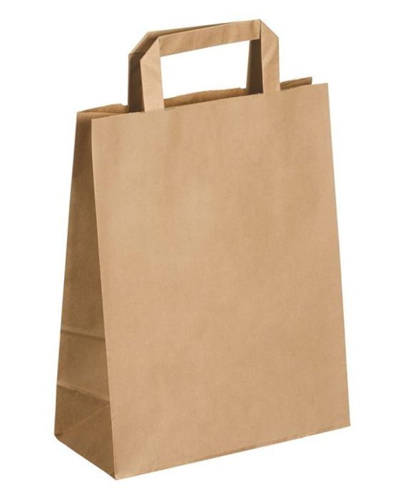 Pack de Sac Cabas En Papier Kraft Avec Poignée