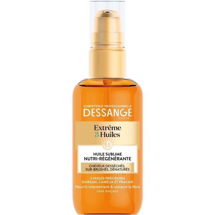 Huile DESSANGE Sublime Extrême 3 Huiles Nutri-Régénérante - 100 ml