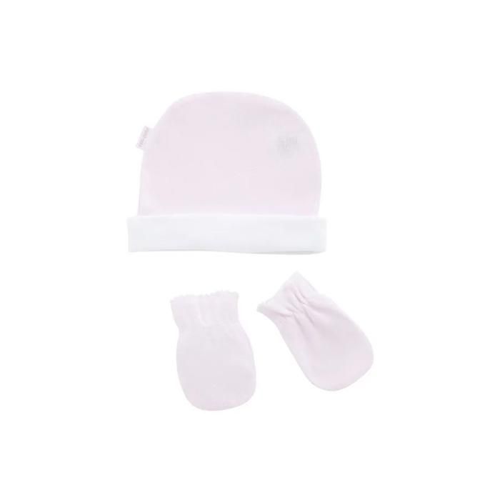 Bonnet et Mouffles - CAMBRASS - Liso - Rose - Bébé - Automne/Hiver