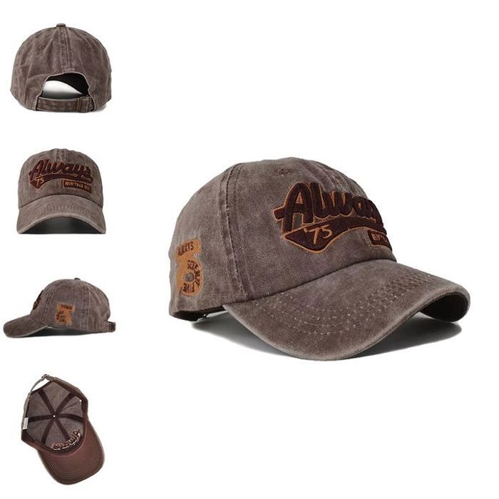 Chapeau de Baseball - GENERIC - 75 New York City - Coton - Marron - Mixte