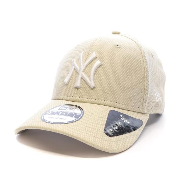 Casquette - New Era - 9FORTY - New York Yankees - Diamond Era - Crème - Taille Unique