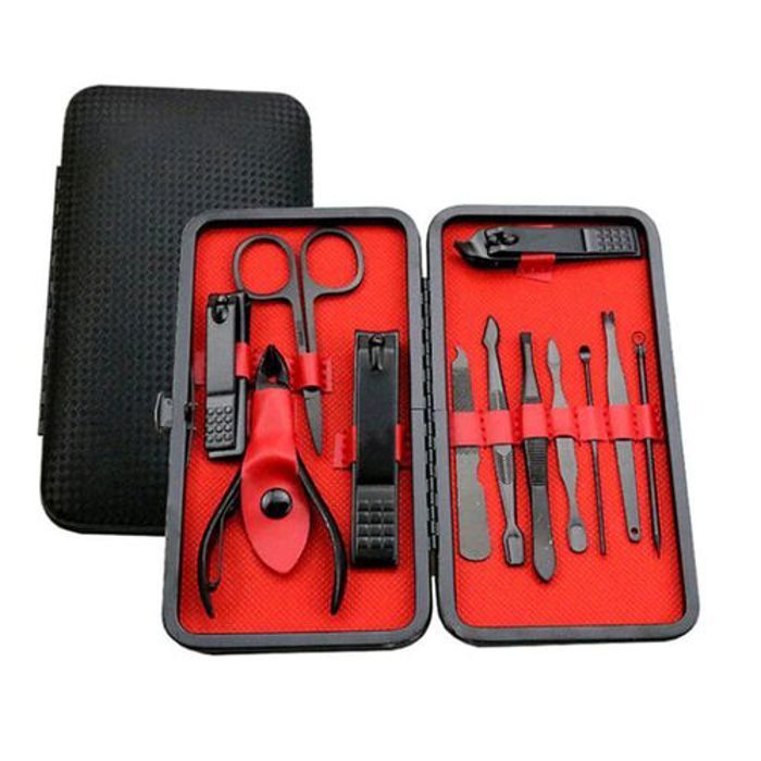 Ensemble de ciseaux de pédicure professionnels, coupe-ongles, 12 pièces, manucur