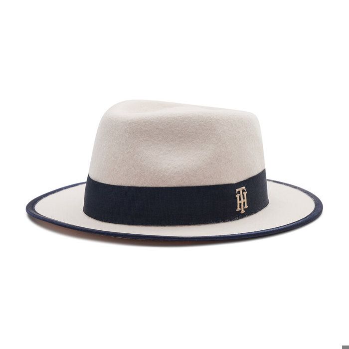 Tommy Hilfiger Chapeau Th Outline Fedora AW0AW12173 AF4 pour Femmes