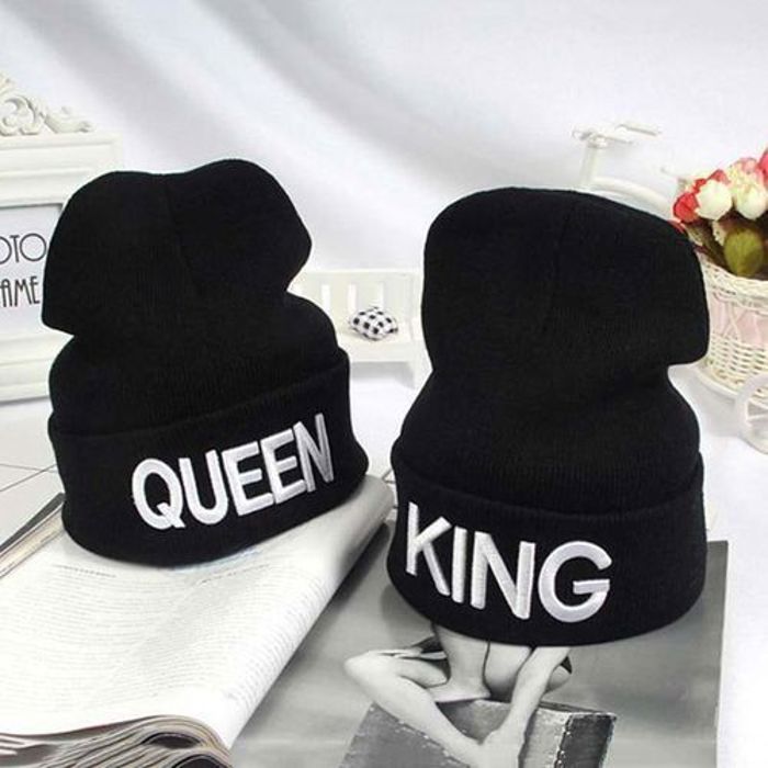 Bonnet - King & Queen - Noir - Haute qualité - Mixte - Hiver
