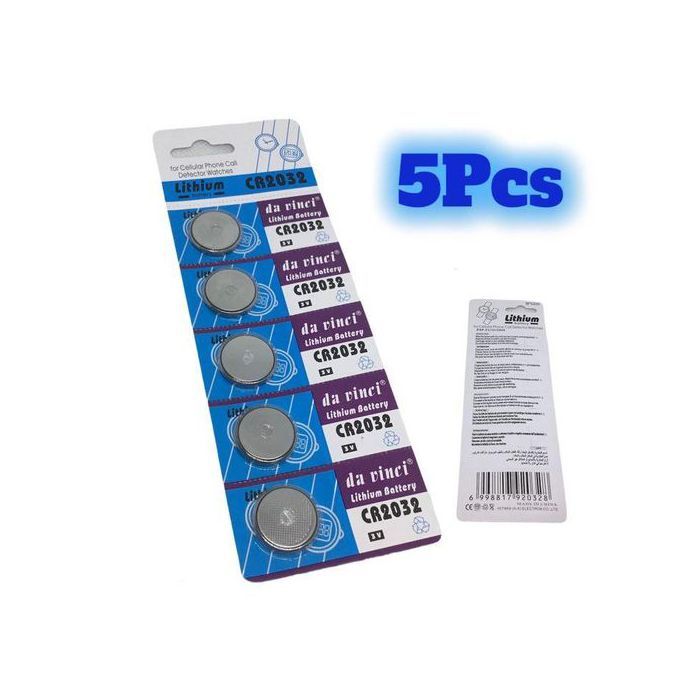 5 pièces/paquet piles bouton CR3032
