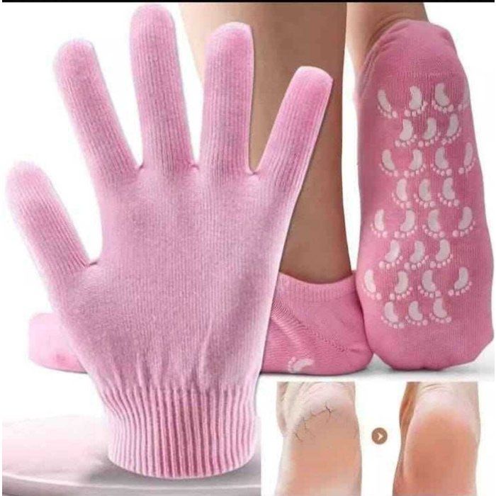 Gants et chaussettes hydratants en gel