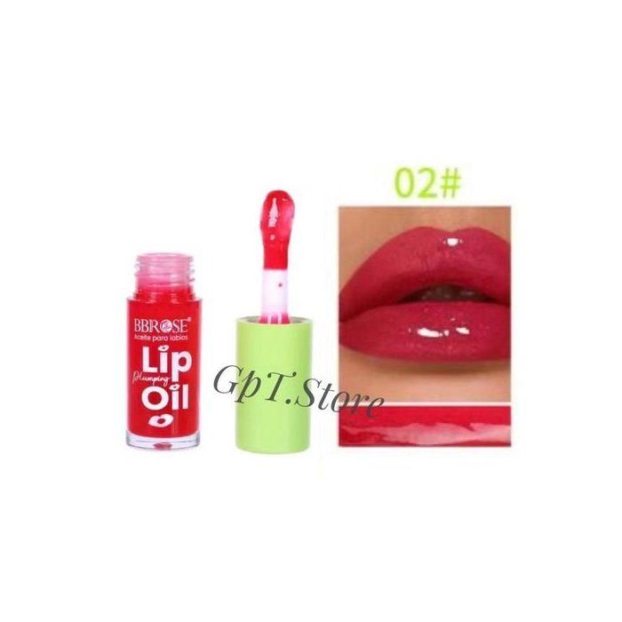 BBROSE Huile à lèvres-Gloss à lèvres Repulpant & Hydratant, Teinte 02