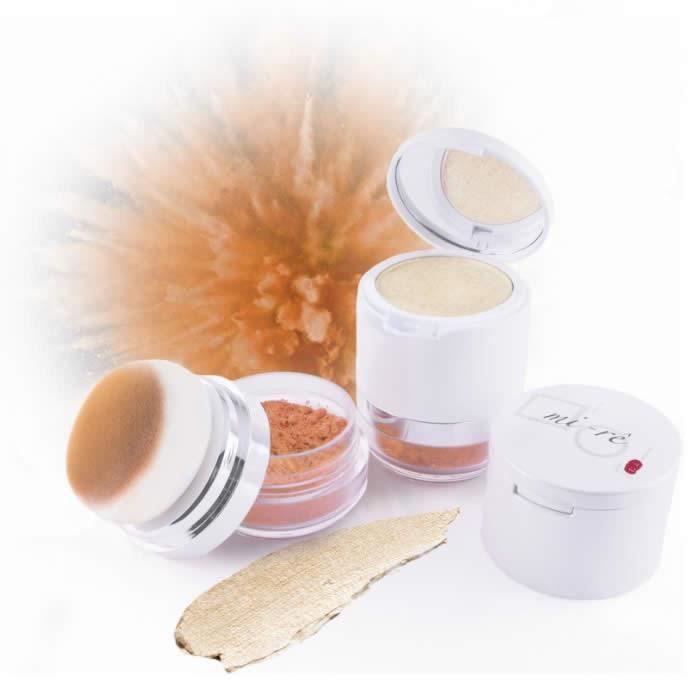 MI-RÊ - Dual Contour Contouring Poudre Bronzante Universelle & Highlighter Doré