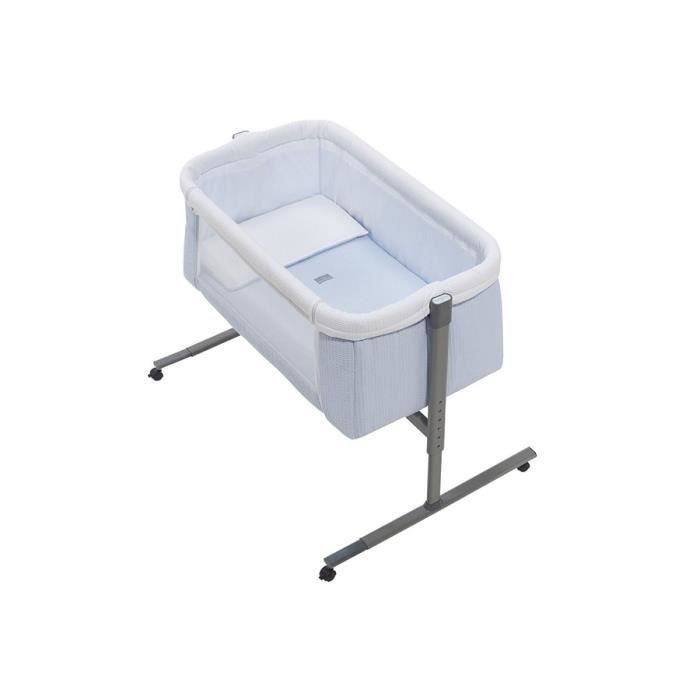 Berceau Cododo Near En Alluminium +Parure + Nacelle + Matelas-Mod.Astrid-Bleu