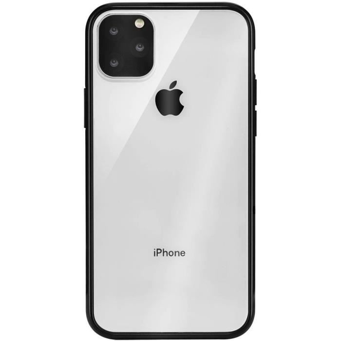 QDOS Coque Hybrid Black Frame pour Iphone 11 Pro - Noir