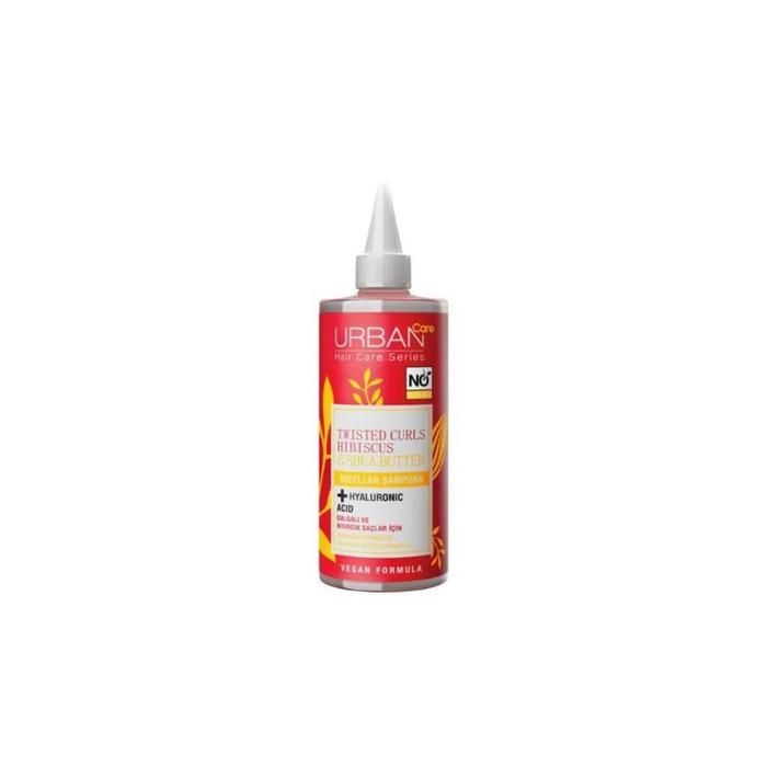 URBAN CARE - TWISTED CURLS HIBISCUS ET BEURRE DE KARITE SHAMPOING MICELAIRE 340 ML