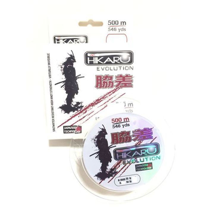 Fil de pêche - LINEAEFFE - HIKARU - 500 m - Fluorocarbon - Haute résistance à l'abrasion