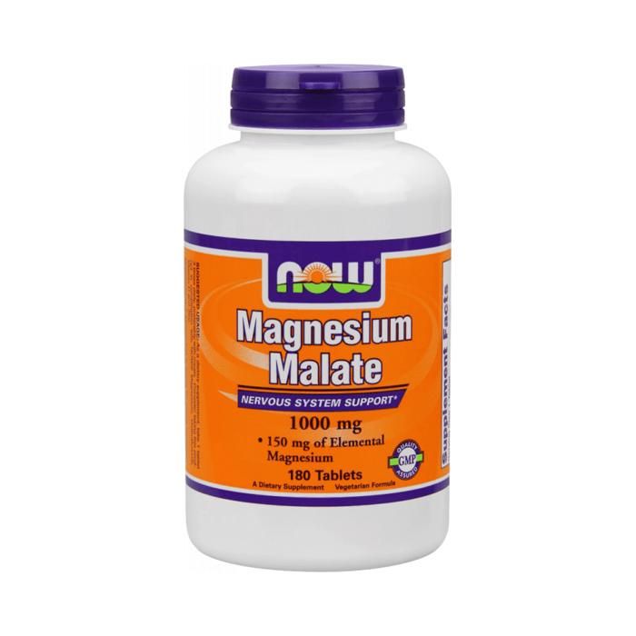 Malate de magnésiu 180 com Standard Now Foods Pack Nutrition Sportive