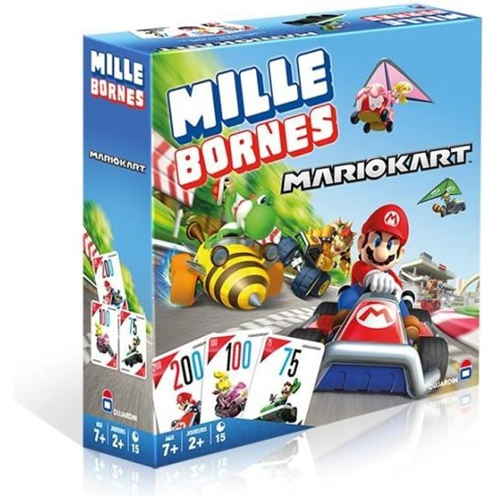 Jeu de société - MILLE BORNES - Mario Kart