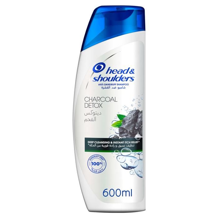 Head & Shoulders Shampoing Antipelliculaire Detox Charbon - 600ml