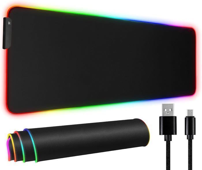 Tapis de souris gaming Royal Kludge RGB-03 Luminous XL 40*90*3 mm