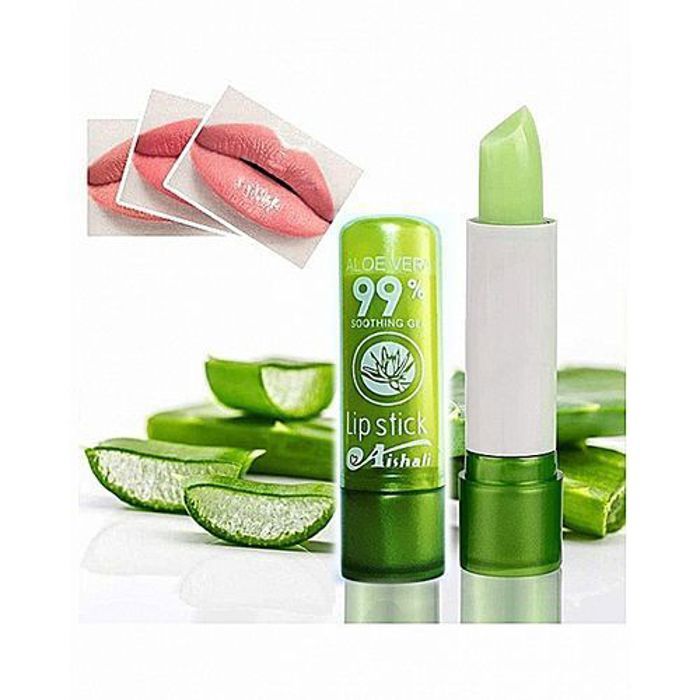 Soin des lèvres - Aloe Vera Care - Baume à lèvres - Couleur rose - 0,05 L - Mat