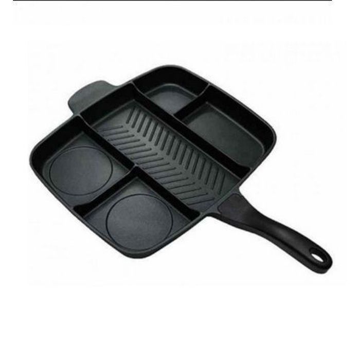Transhome Poêle à frire 5 en 1 Magic Grill Pan Poêle