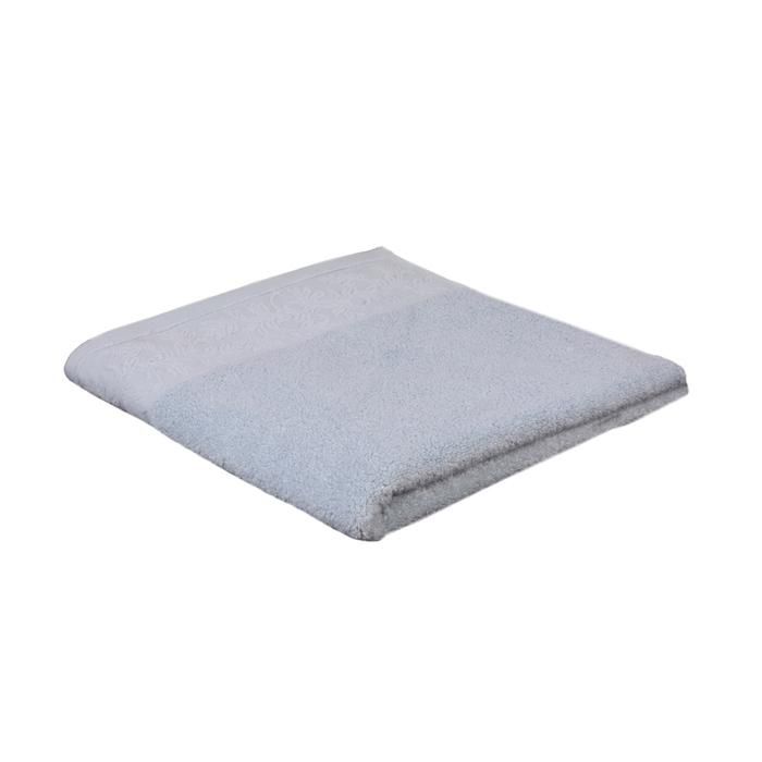 Serviette - FLOWERS - 76x150 - Bleu ciel - Douce - Absorbante