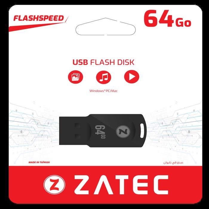 CLÉ USB ZATEC Flashspeed 64GO
