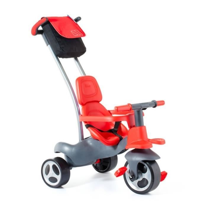 Tricycle - Rouge - 122022 - Roues en gomme - Montage facile - Pour enfants de 18 mois à 4 ans
