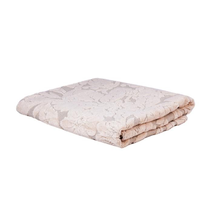 Serviette - BELLY - 100x150 cm - Beige - Douce - Absorbante