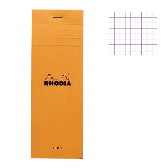Bloc ORANGE N°8 7,4x21 80F agrafées 80g Q.5x5.