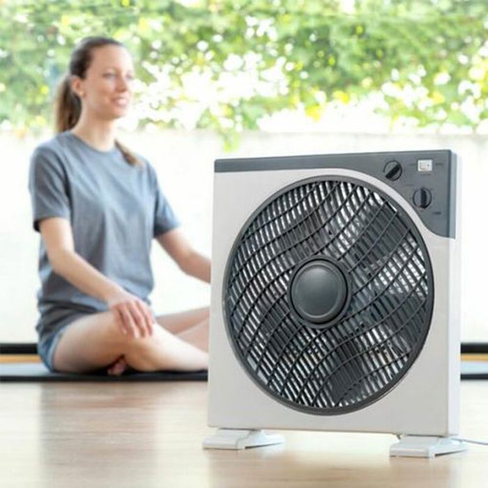 Ventilateur de Table - Turbo - Compact - 3 Vitesses - Silencieux - Oscillation Horizontale et Verticale