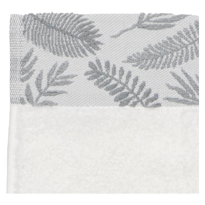 Serviette invité - Jacquard - 50x90 cm - Blanc - Lot de 500