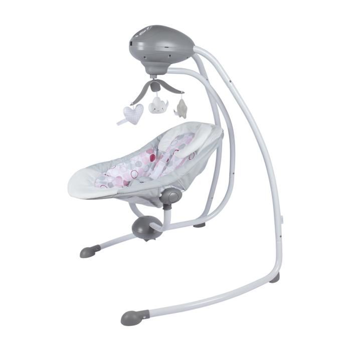 Fauteuil à Bascule Automatique Blij'r Beau - Rose