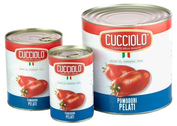 BOITE 2500 GR-TOMATES PELEES ENTIERES-PROFESSIONNEL CUCCIOLO