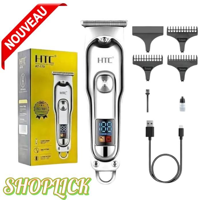 Tondeuse Zéro Professionnel électrique à cheveux et barbe Htc New AT-179