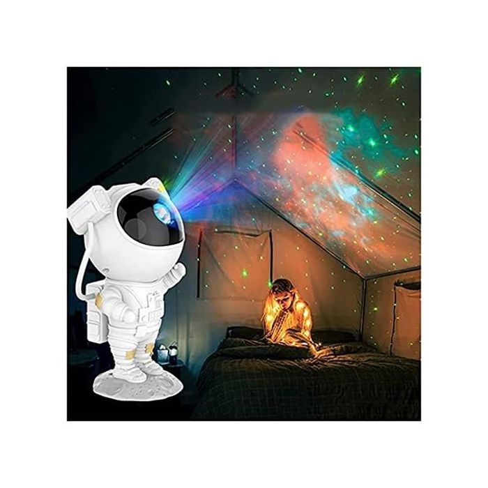 Projecteur Lumiere LED de ciel étoilé et d'astronaute, 
veilleuse chambre enfants