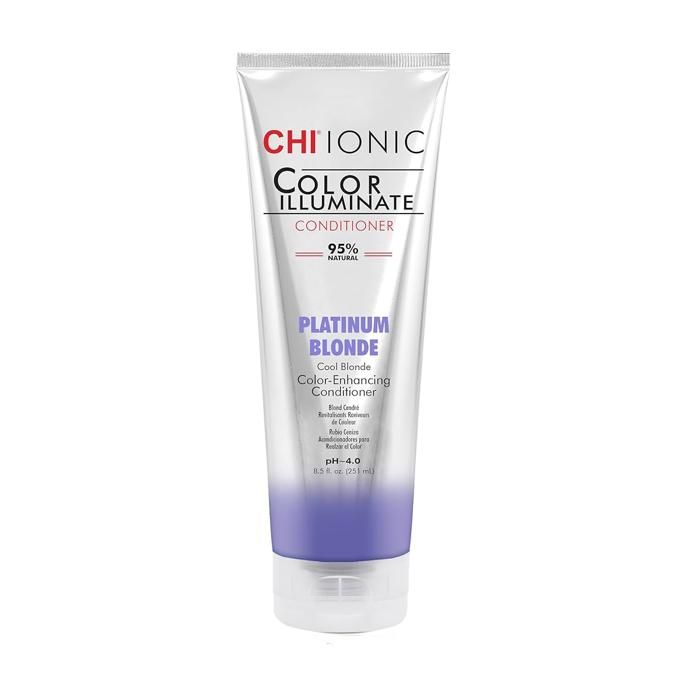 CHI Ionic Color Illuminate Conditioner Platinum Blonde 251ml - blond cendrÃ© conditionneur