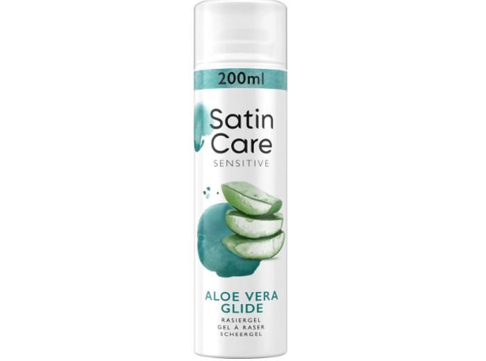 Gel à raser - Gillette - Satin Care - 200ml - Peau sensible - Hypoallergénique