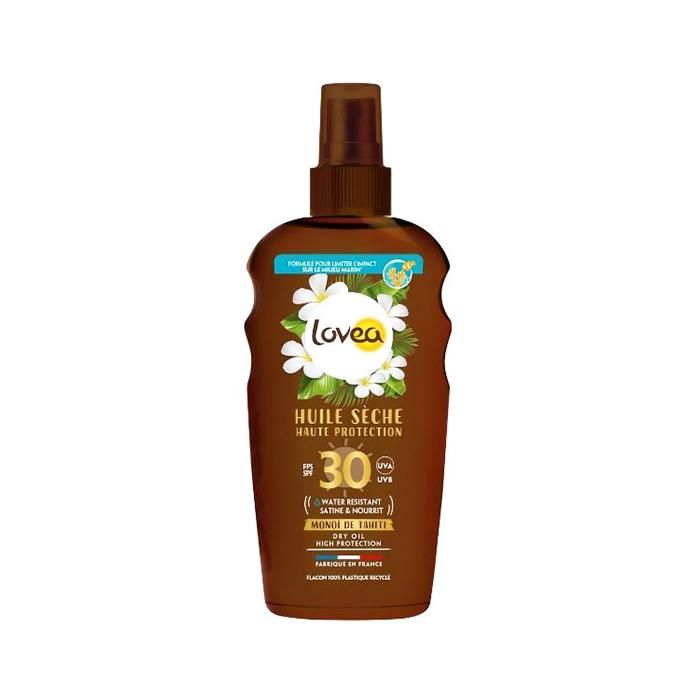 Lovea Solaire Huile Sèche Monoï de Tahiti SPF30 150ml