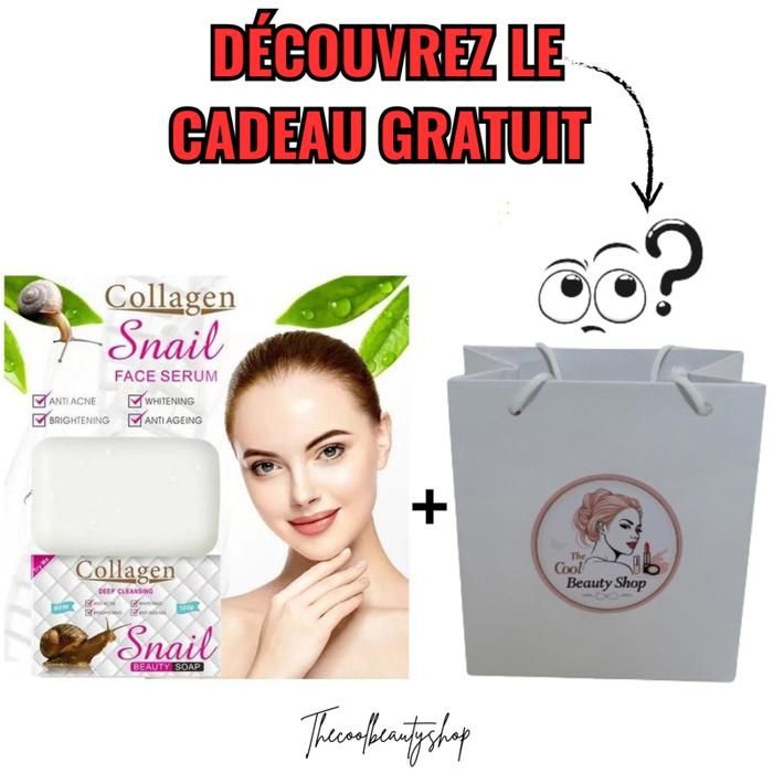 Collagène escargot savon blanchissant soins de la peau blanchissant