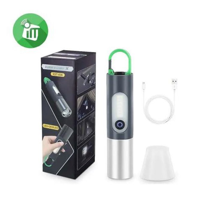 Lampe de Poche LED - Non spécifié - Rechargeable USB-C - 750 Lumens - Étanche IP65 - Zoomable