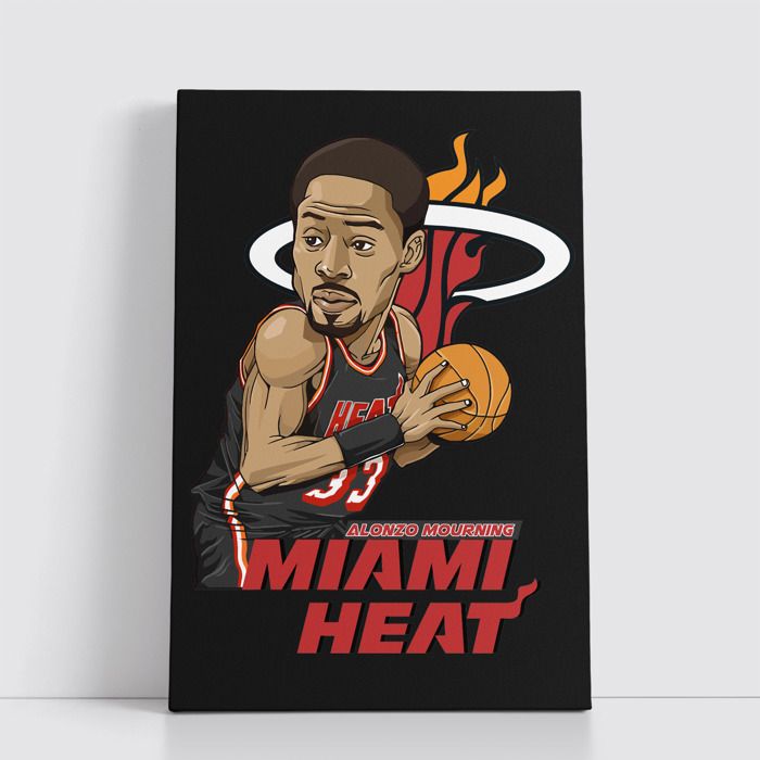 Tableau NBA sur Toile – Affiche Murale 25x40 cm avec Équipes et Joueurs Légendaires du Basket 117