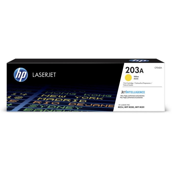 Toner LaserJet d'origine 203A Jaune (CF542A)