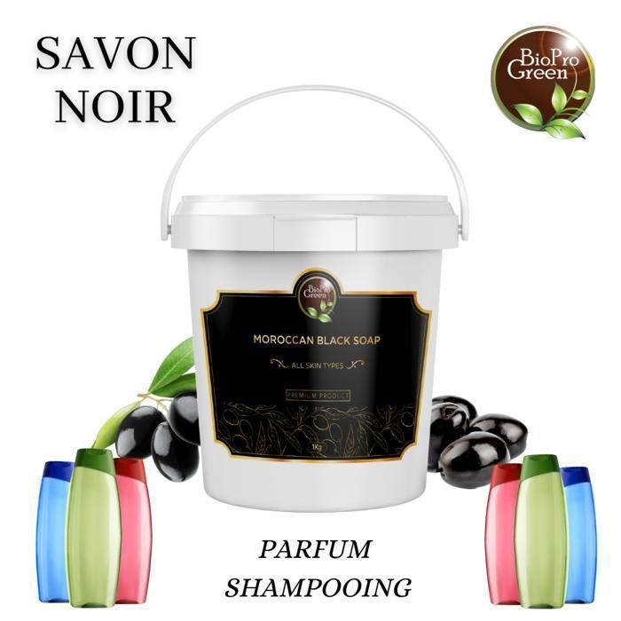 Savon Noir - BIOPROGREEN - Sbone béldi - 1Kg - Parfumé - Sans alcool - Pour Femme