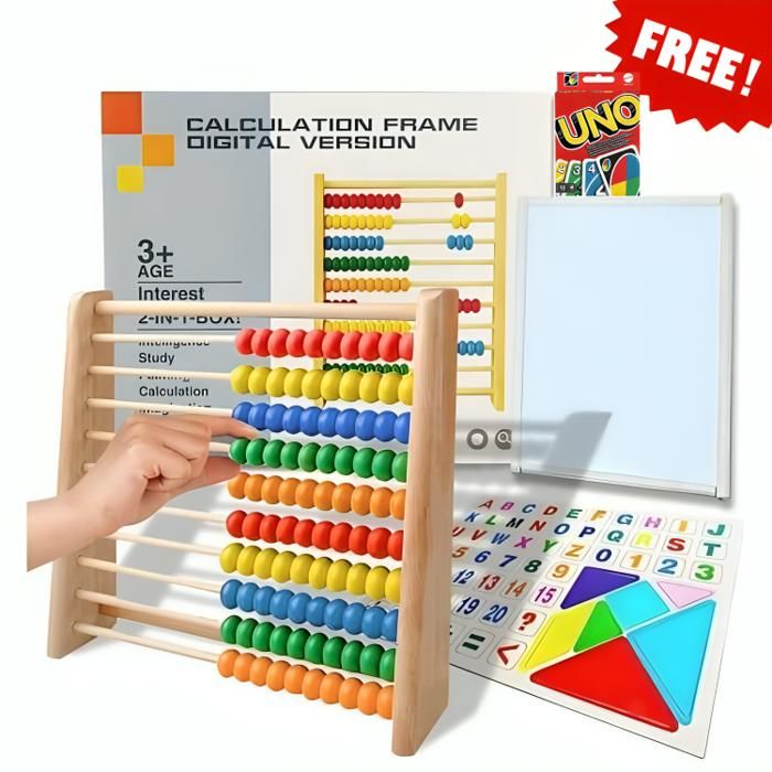 Calcul Cadre numérique + Jeu de Carte Uno Gratuit