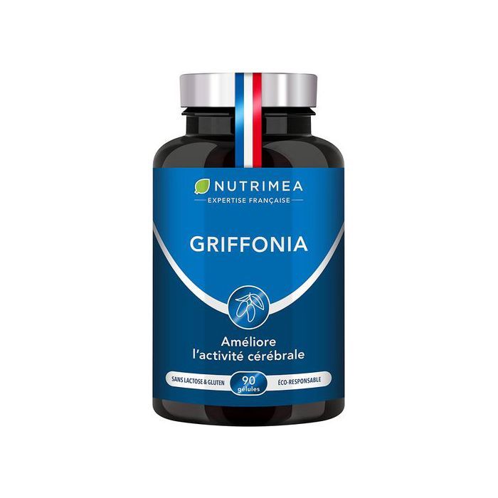 Nutrimea Griffonia - 150 Mg/jour - Diminue Stress & Anxiété 90 Gélules Made In France