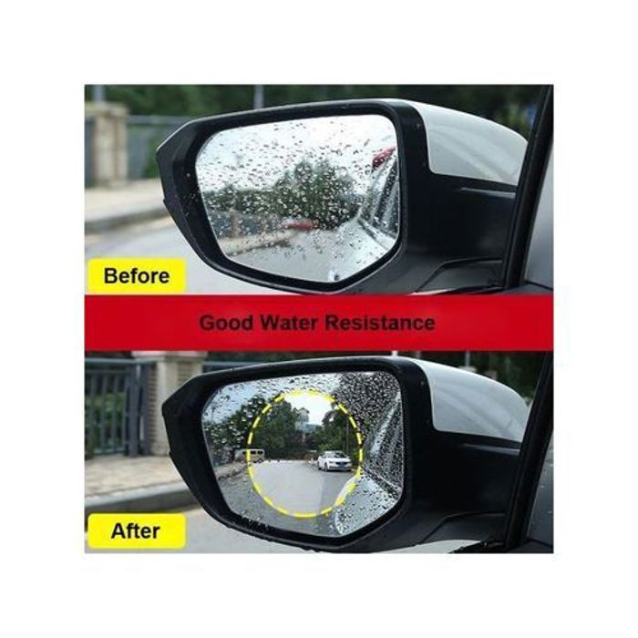 Film de protection Anti-buée pour rétroviseur de voiture, imperméable, 2 pièces