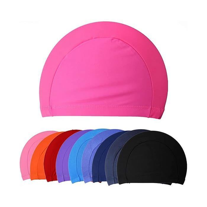 Bonnet de bain 3d swimming cap 3d adult bleu clair (Couleur aléatoire)