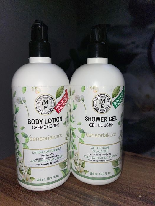 Pack de soins - Jasmin - Gel Douche 500ml - Lotion Corps 500ml - Sans parabène - Pour femme