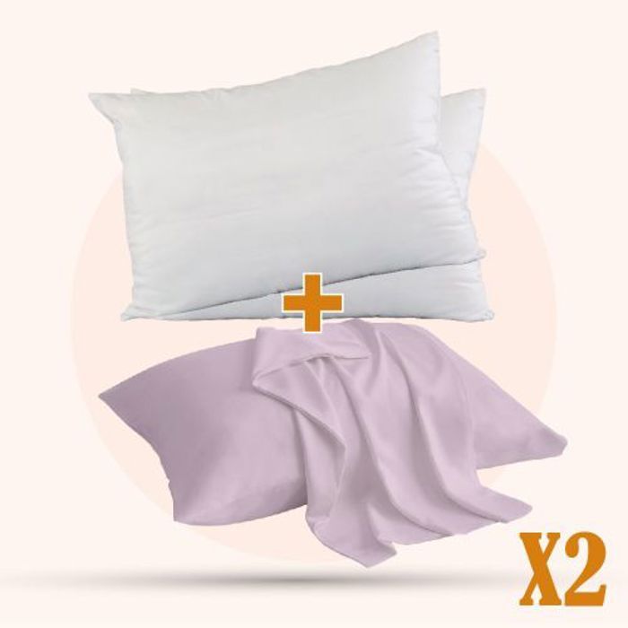 Oreiller - DWIRTY - KASBAH - Microfibre - Antiallergique - Lavable en machine