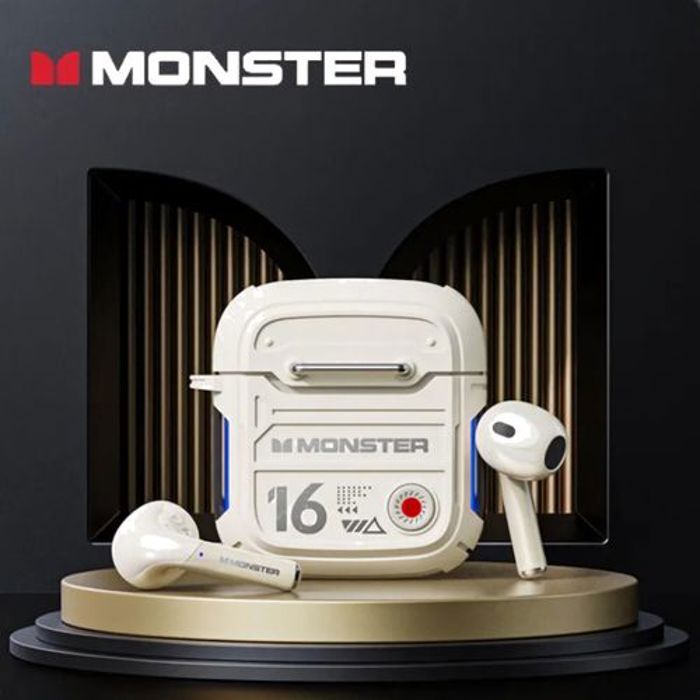 Écouteurs Bluetooth - Monster - XKT16 - Étanche - Réduction de bruit - 300mAh