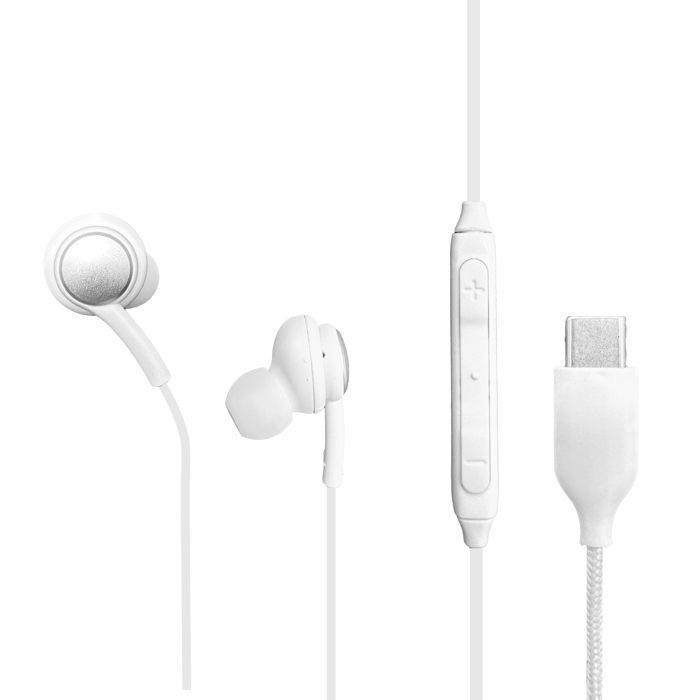 Écouteur + micro S Type-C blanc MF109382 Citytek